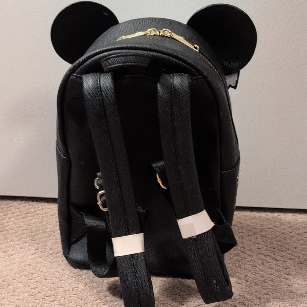 Her Universe Mickey Black and White Mummy Backpack NWOT